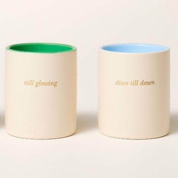 kate spade x Target Cream Multi 3 Count Ceramic Indoor Jar Candle Gift Set - Picture 4 of 14